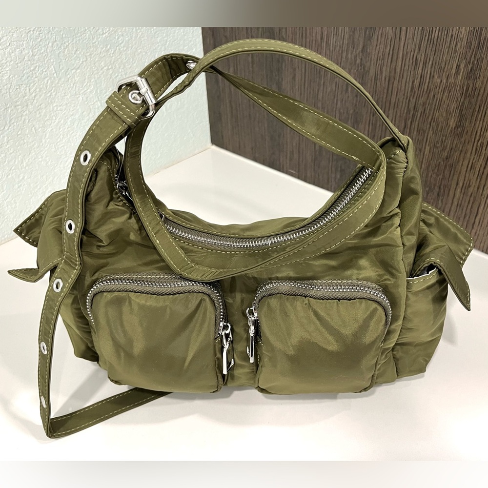 Olive Green Women's Crossbody Messenger Bag